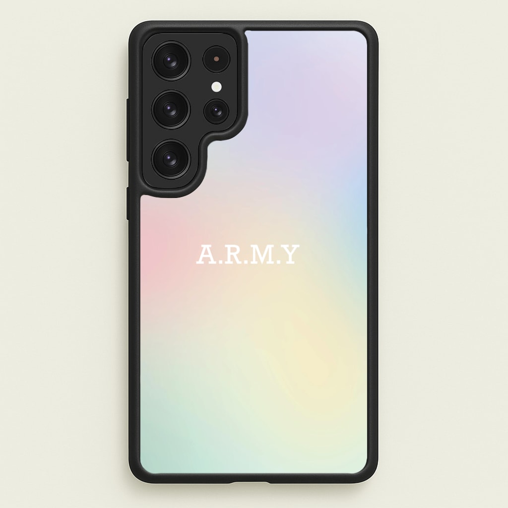 A.R.M.Y - K Pop - BTS Phone Case for Galaxy S22 Ultra