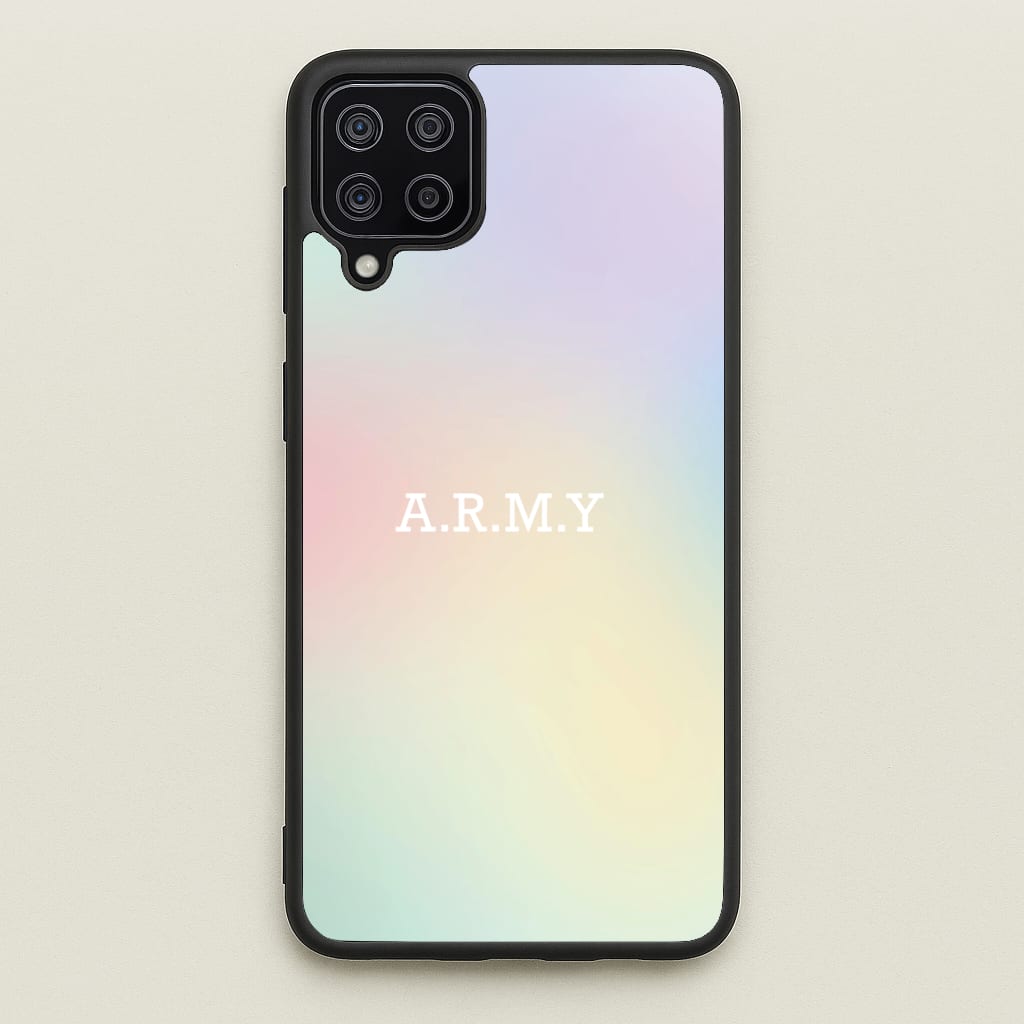 A.R.M.Y - K Pop - BTS Phone Case for Galaxy A12