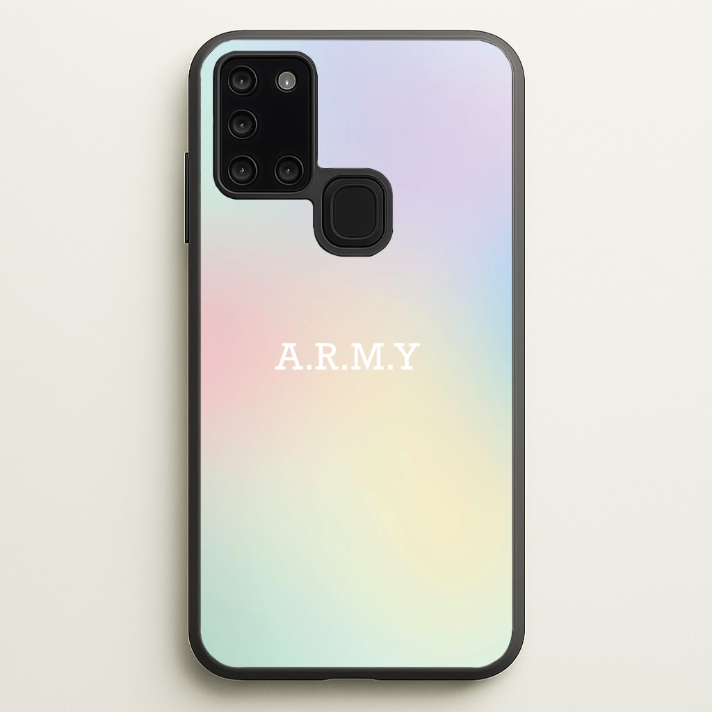 A.R.M.Y - K Pop - BTS Phone Case for Galaxy A21s