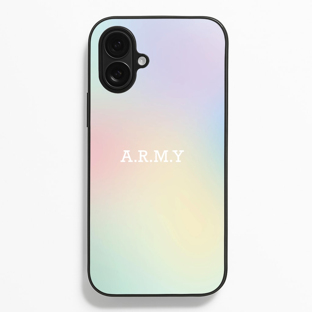 A.R.M.Y - K Pop - BTS Phone Case for iPhone 16 Plus