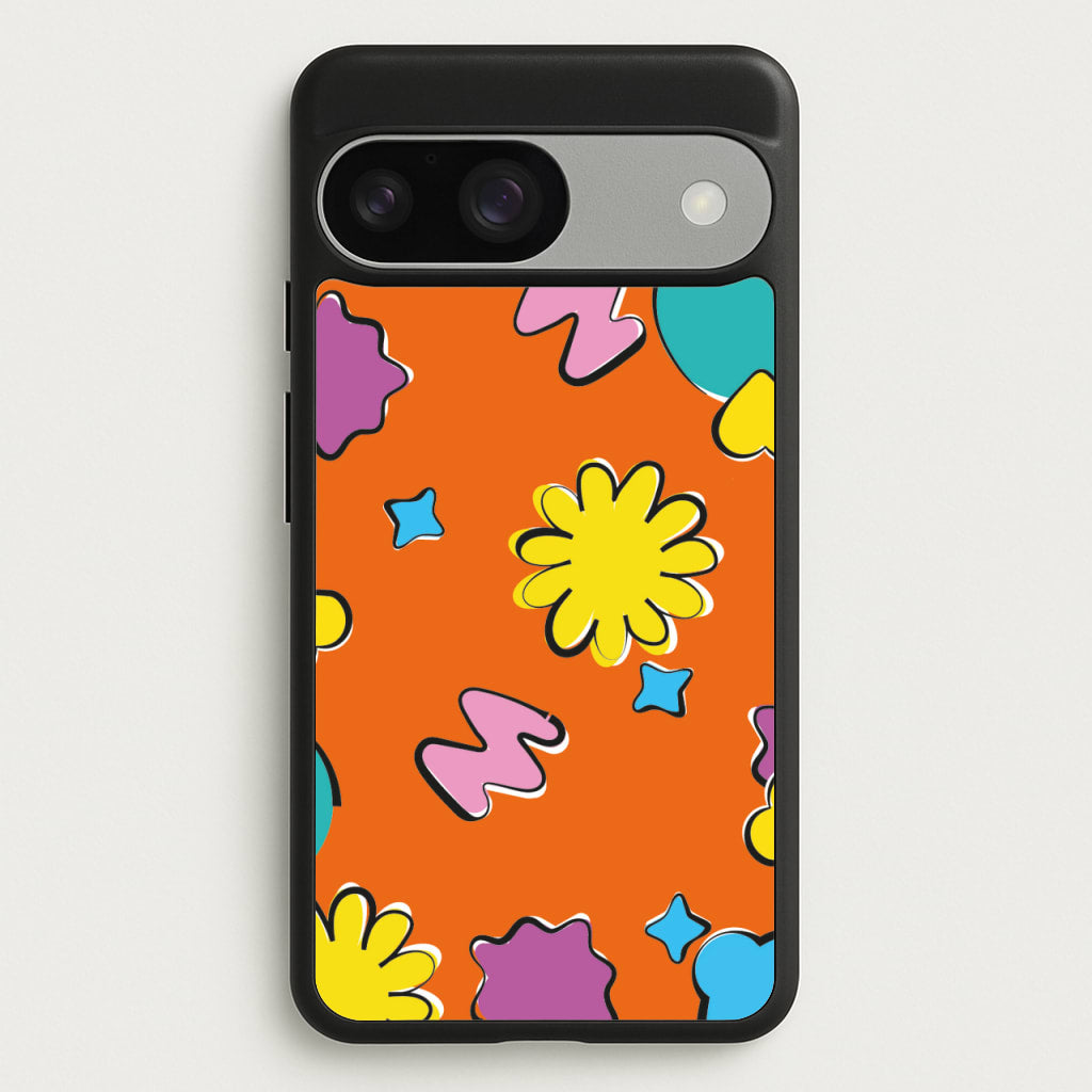 K-Pop Band Flowers Patterns - BTS Phone Case for Google Pixel 9 / 9 Pro