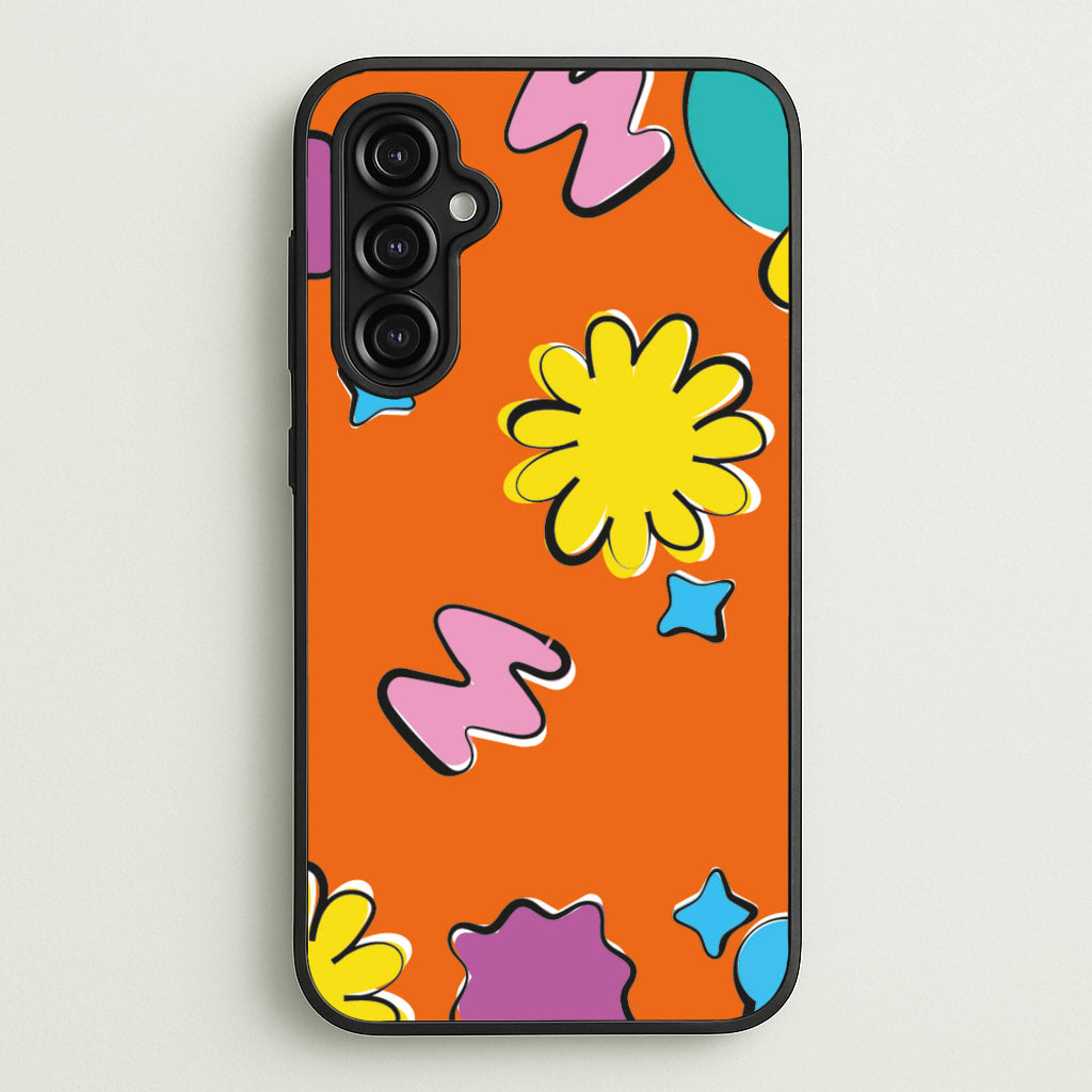 K-Pop Band Flowers Patterns - BTS Phone Case for Galaxy A14