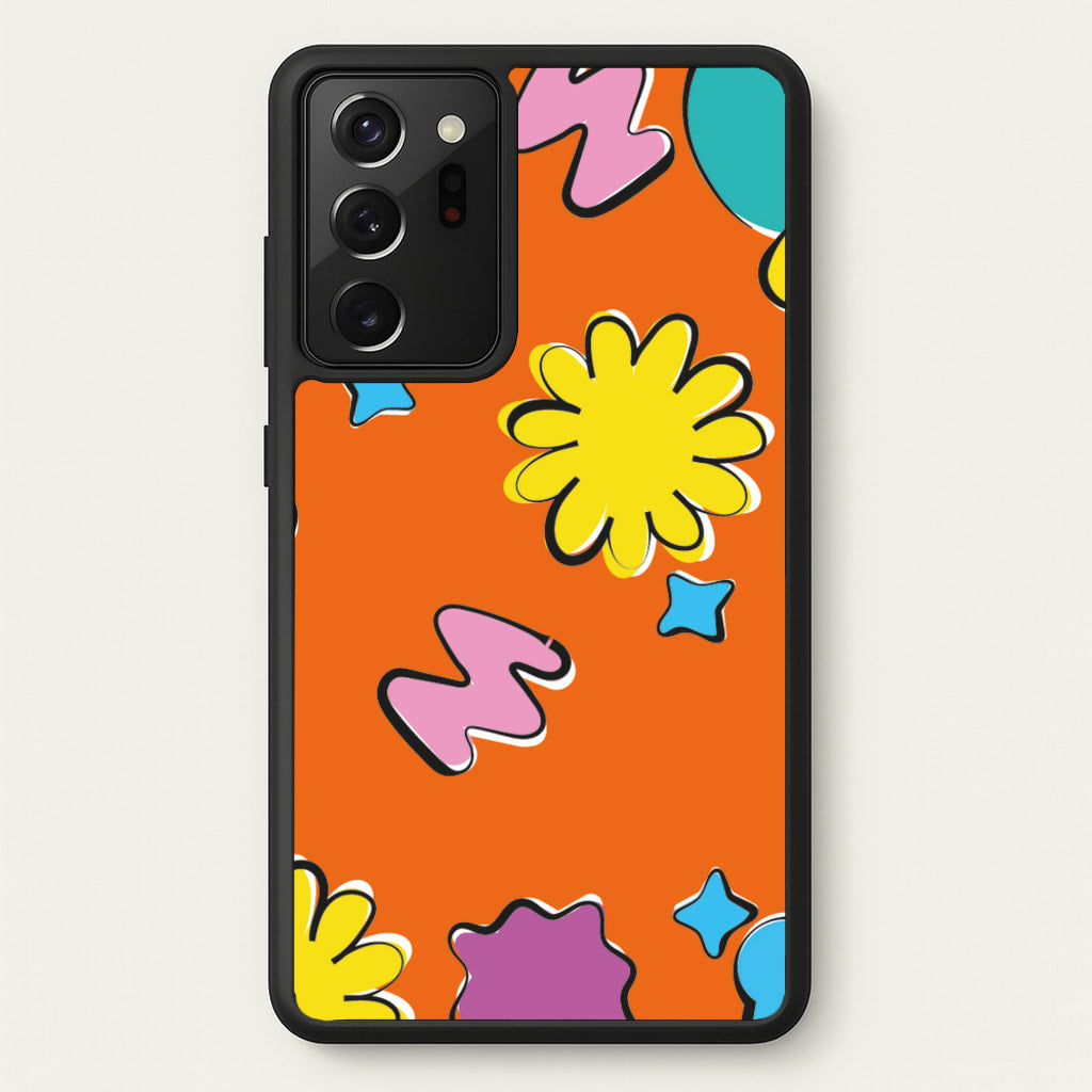 K-Pop Band Flowers Patterns - BTS Phone Case for Galaxy Note 20 Ultra