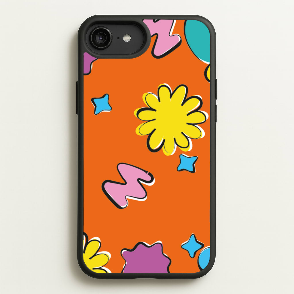 K-Pop Band Flowers Patterns - BTS Phone Case for iPhone 6 Plus / 7 Plus / 8 Plus
