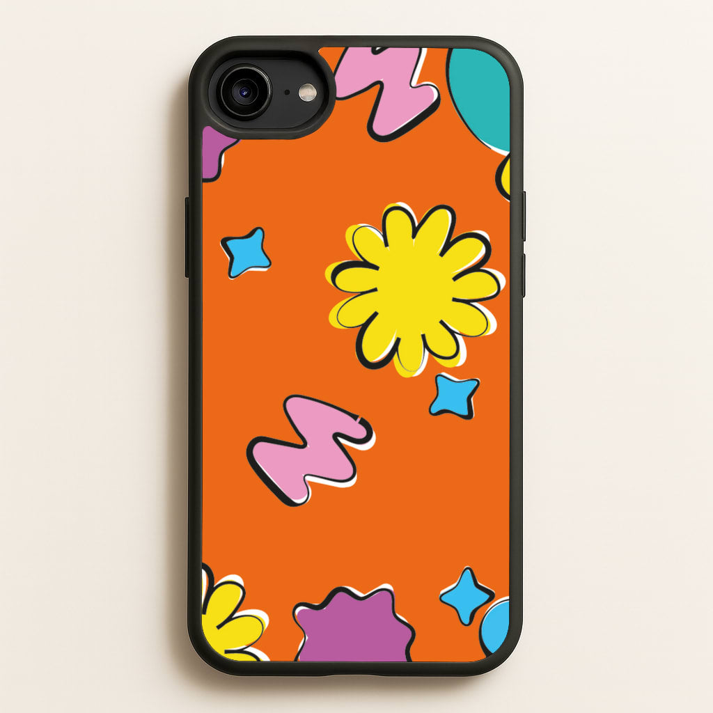 K-Pop Band Flowers Patterns - BTS Phone Case for iPhone 6 / 7 / 8 / SE
