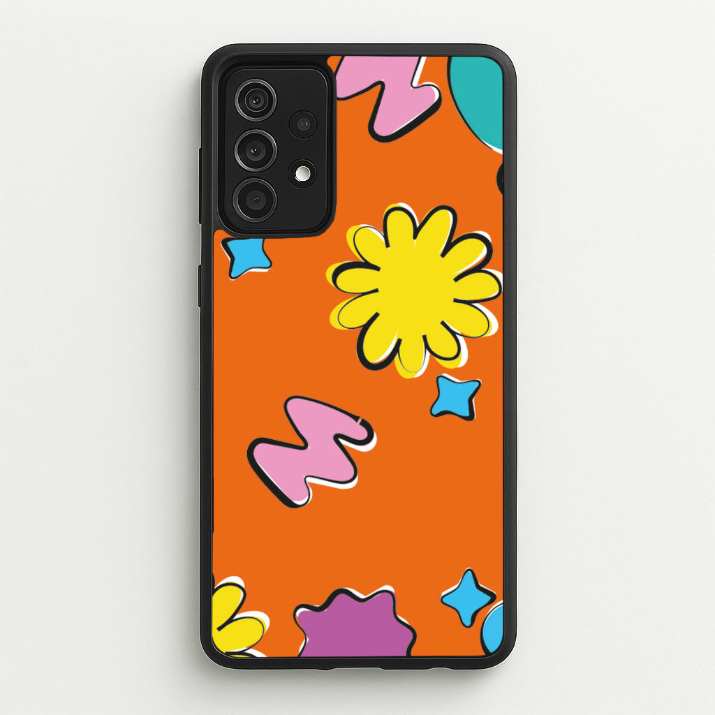 K-Pop Band Flowers Patterns - BTS Phone Case for Galaxy A52 / A52s