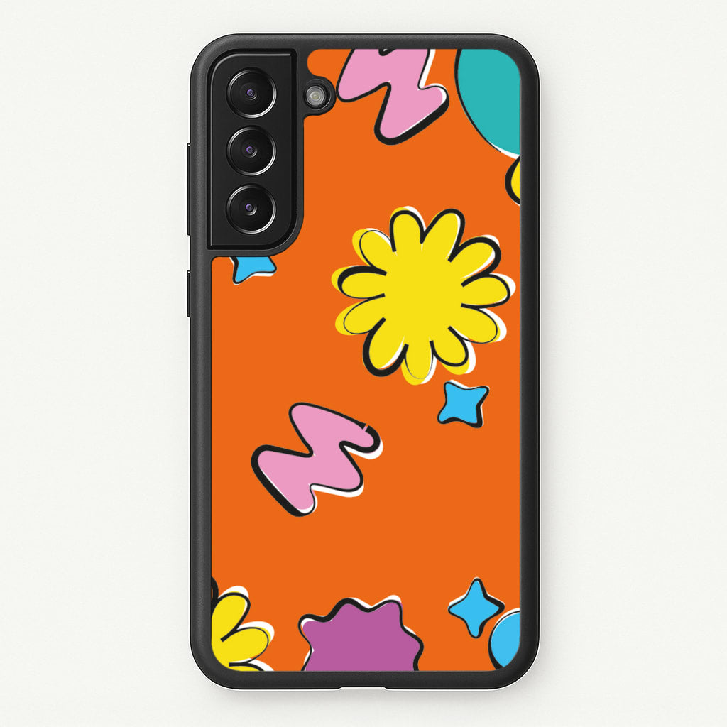 K-Pop Band Flowers Patterns - BTS Phone Case for Galaxy S21