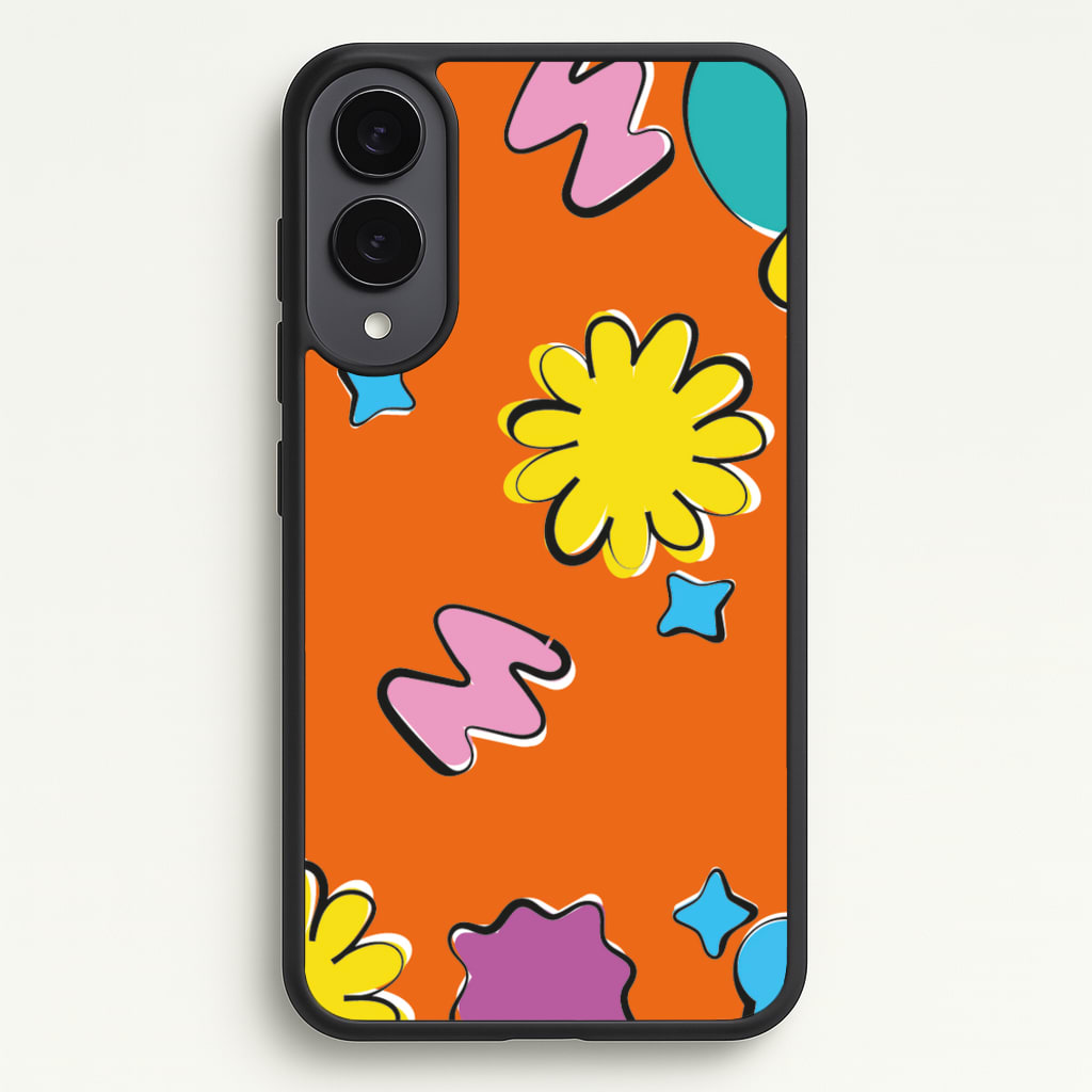 K-Pop Band Flowers Patterns - BTS Phone Case for Galaxy S25 Edge