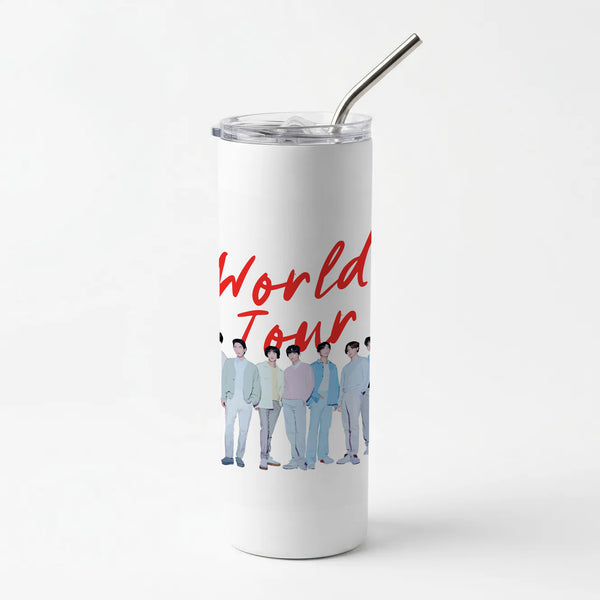 K-Pop Band Pastel Tour Skinny Tumbler