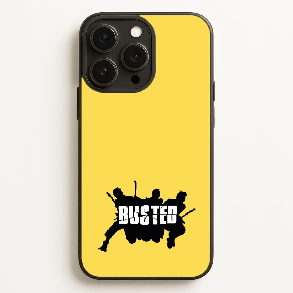 Splatter Text - Bust Band - Busted Phone Case for iPhone 16 Pro Max