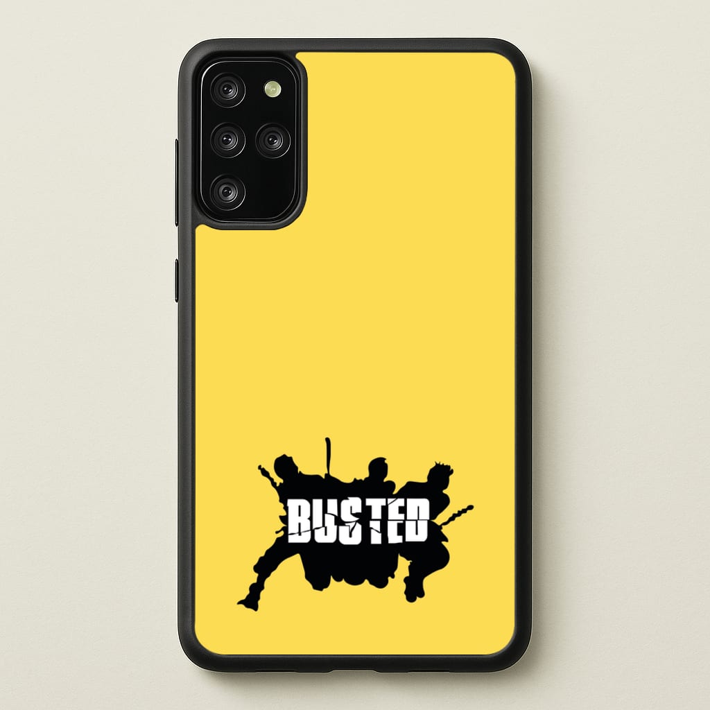 Splatter Text - Bust Band - Busted Phone Case for Galaxy S20 Plus