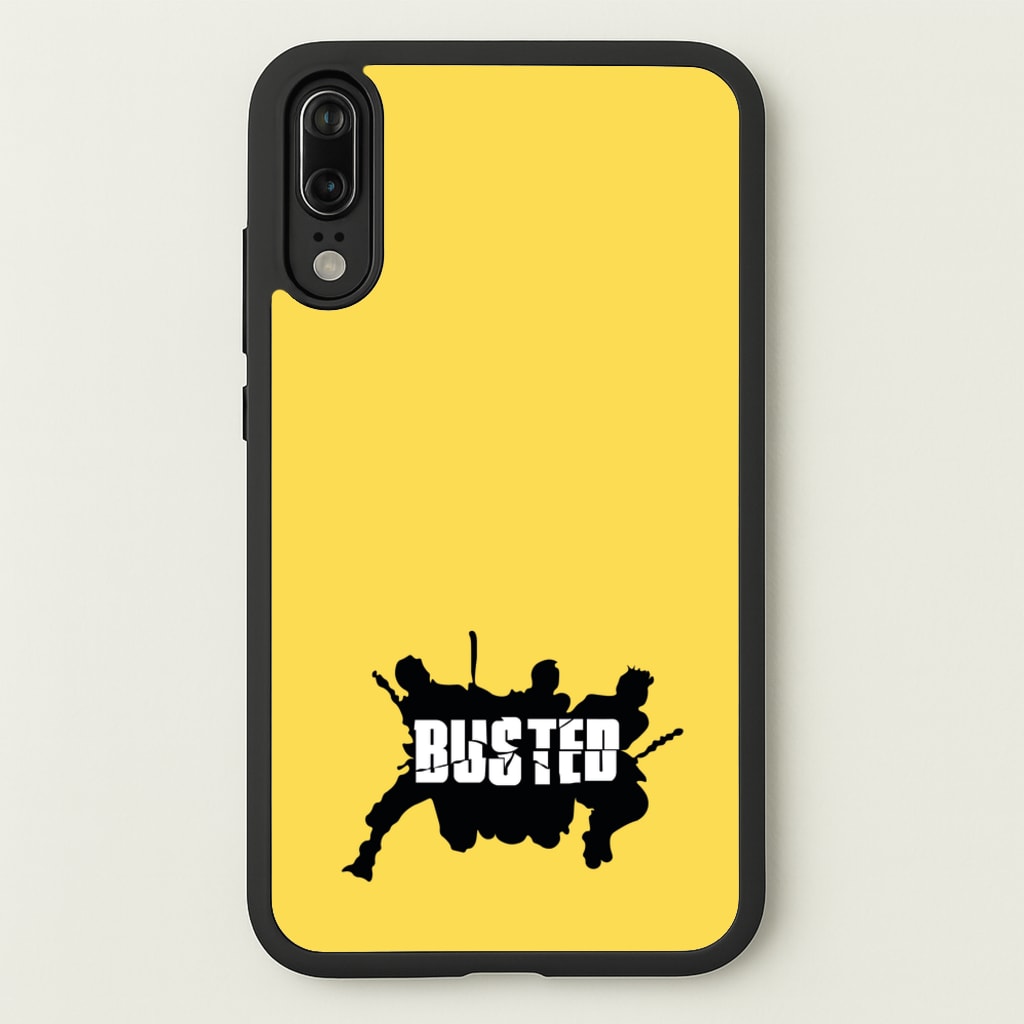 Splatter Text - Bust Band - Busted Phone Case for Huawei P20