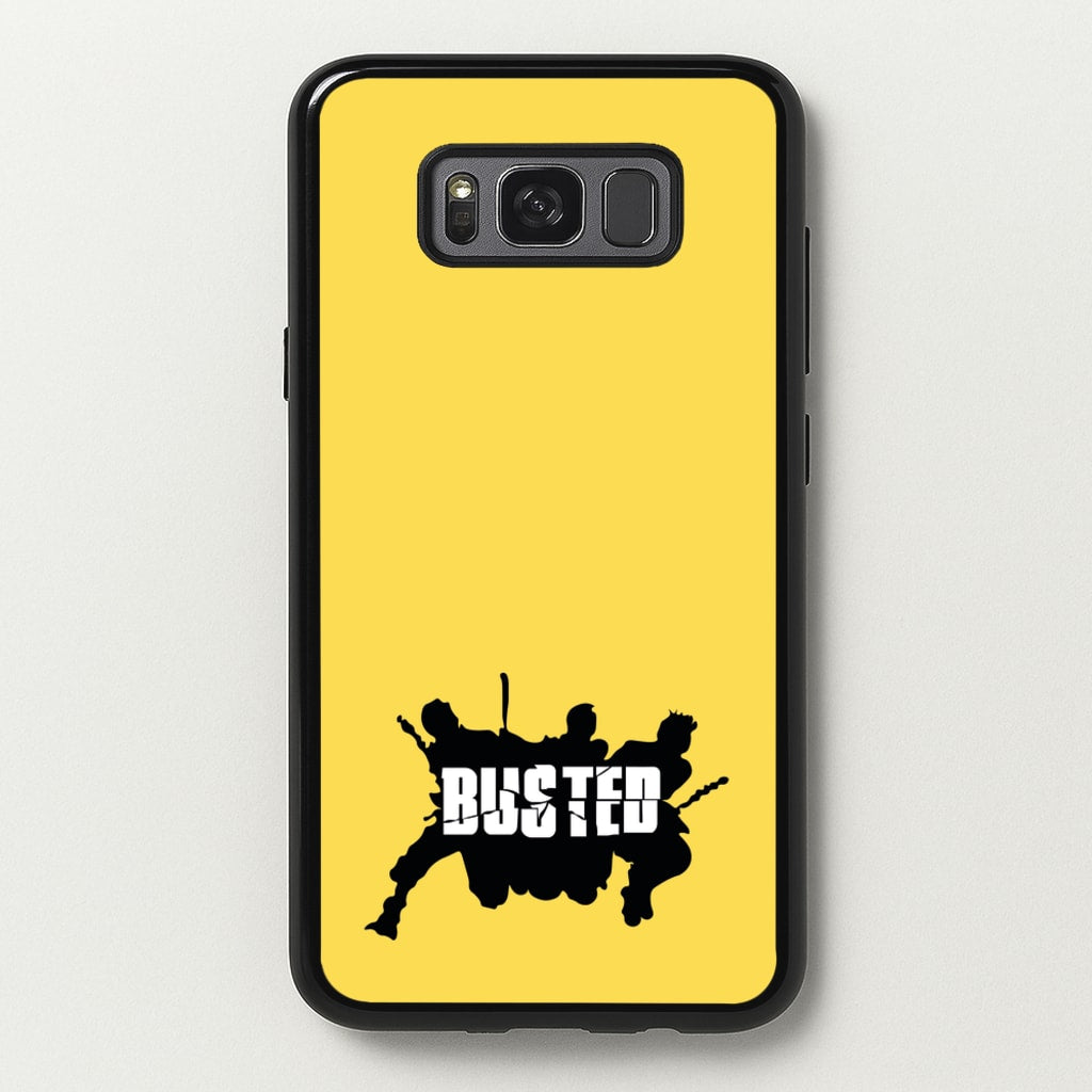 Splatter Text - Bust Band - Busted Phone Case for Galaxy S8 Plus