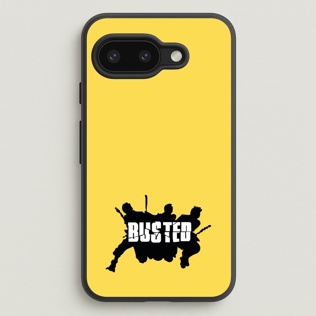 Splatter Text - Bust Band - Busted Phone Case for Google Pixel 9a
