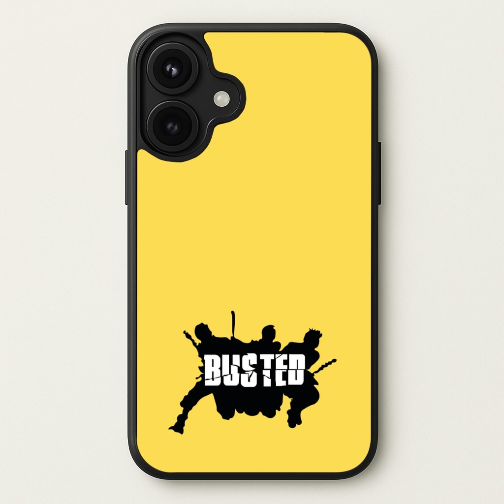Splatter Text - Bust Band Phone Case for iPhone 17