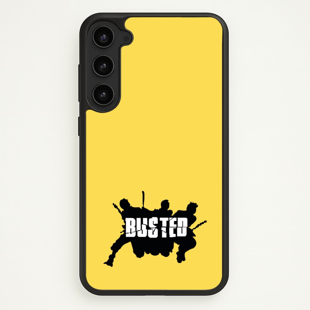 Splatter Text - Bust Band - Busted Phone Case for Galaxy S23 Plus