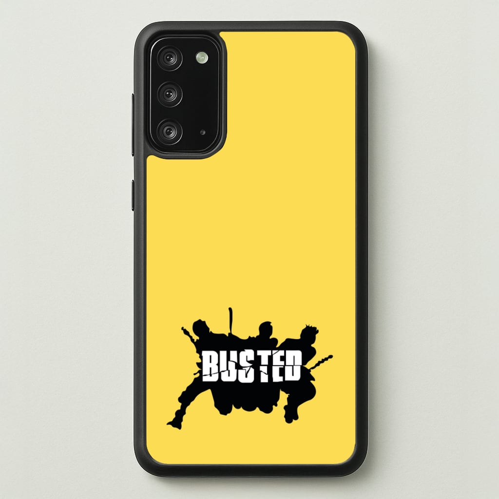 Splatter Text - Bust Band - Busted Phone Case for Galaxy Note 20