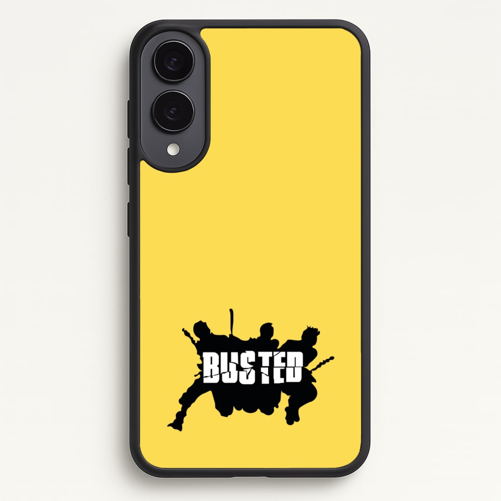 Splatter Text - Bust Band - Busted Phone Case for Galaxy S25 Edge