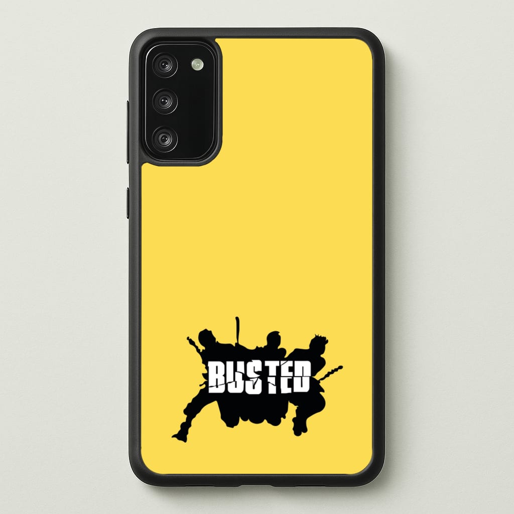 Splatter Text - Bust Band - Busted Phone Case for Galaxy A41
