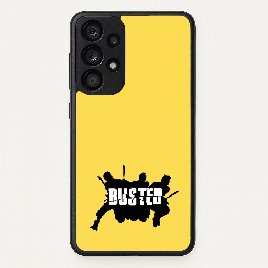 Splatter Text - Bust Band - Busted Phone Case for Galaxy A53