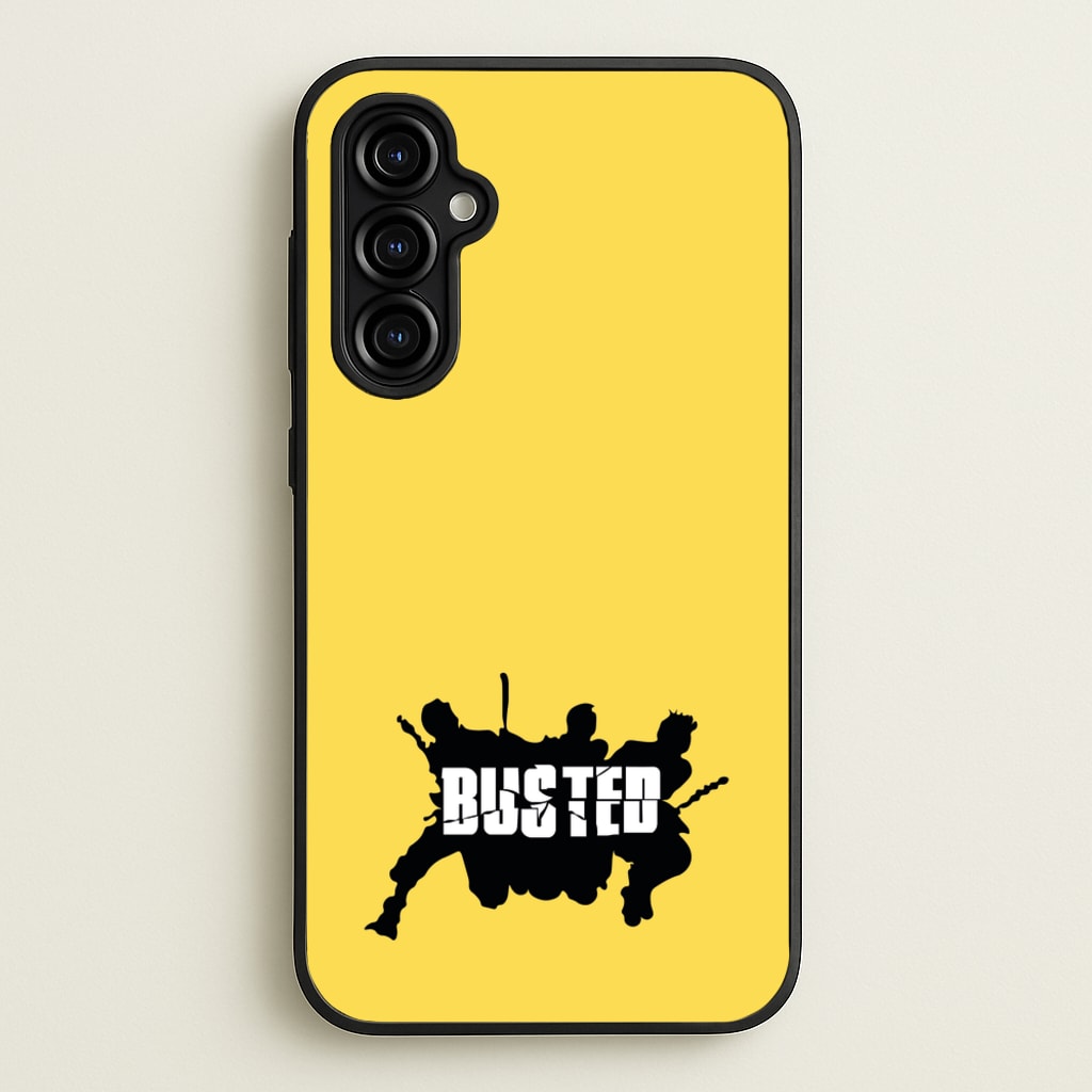 Splatter Text - Bust Band - Busted Phone Case for Galaxy A54