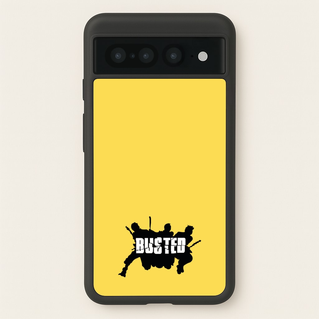 Splatter Text - Bust Band - Busted Phone Case for Google Pixel 7 Pro