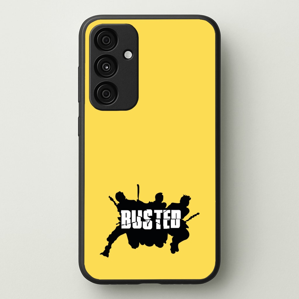 Splatter Text - Bust Band - Busted Phone Case for Galaxy A15