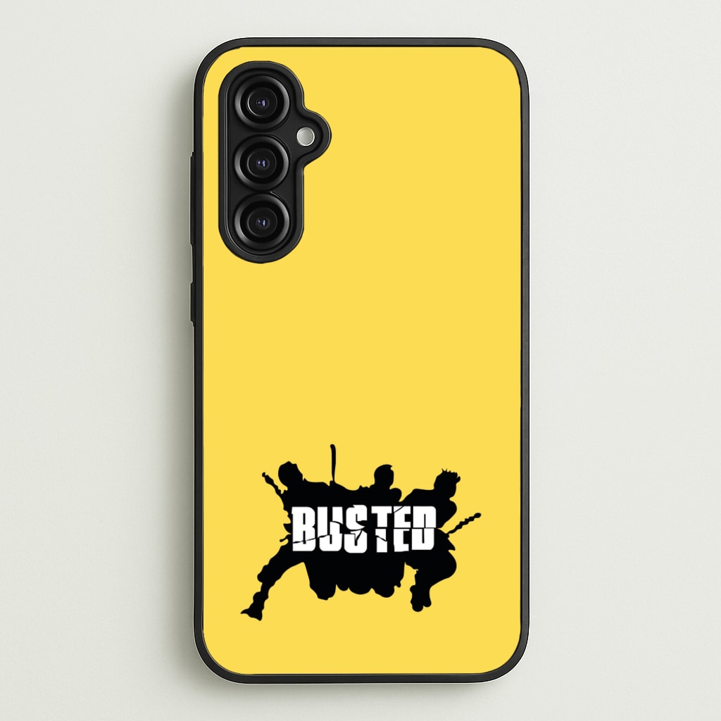Splatter Text - Bust Band - Busted Phone Case for Galaxy A14