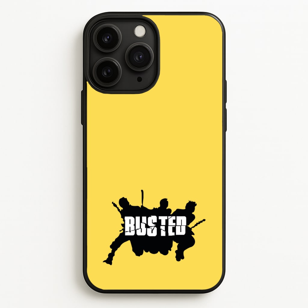 Splatter Text - Bust Band - Busted Phone Case for iPhone 11 Pro Max