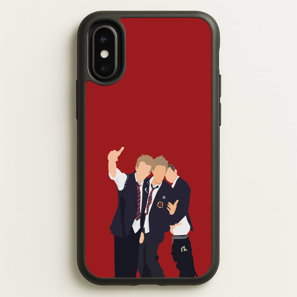 School Clothes - Bust Band - Busted Phone Case for iPhone X / XS