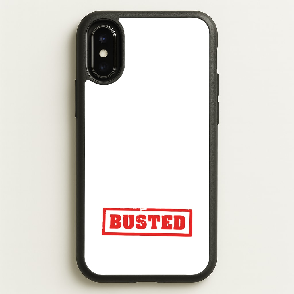 Band Logo - Bust Band - Busted Phone Case for iPhone X / XS