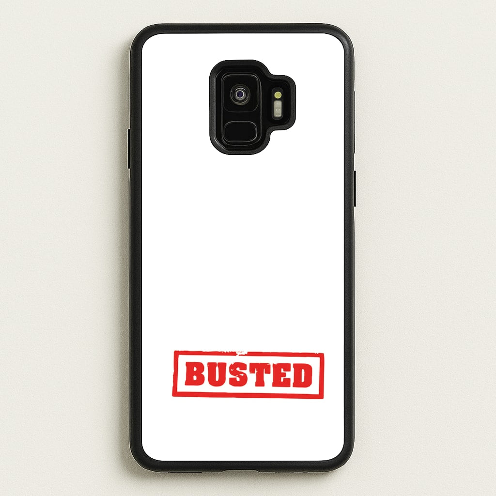 Band Logo - Bust Band - Busted Phone Case for Galaxy S9