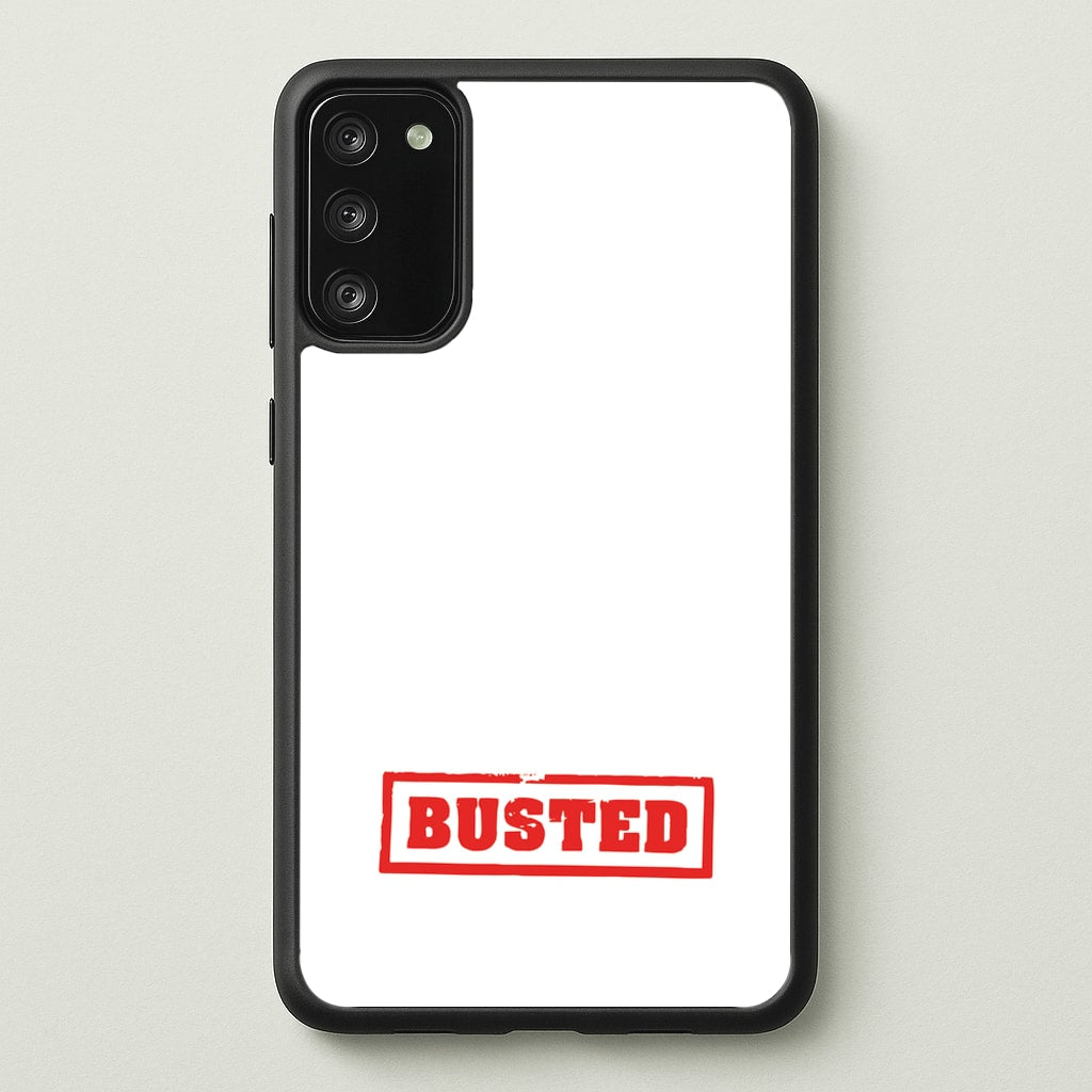 Band Logo - Bust Band - Busted Phone Case for Galaxy S20