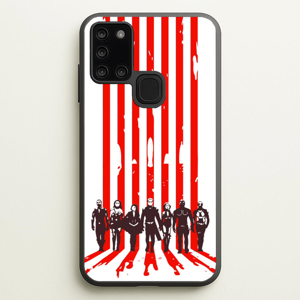 The Seven Silhouettes - The Boys Phone Case for Galaxy A21s
