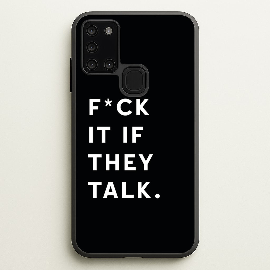 If They Talk - Catfish And The Bottlemen Phone Case for Galaxy A21s