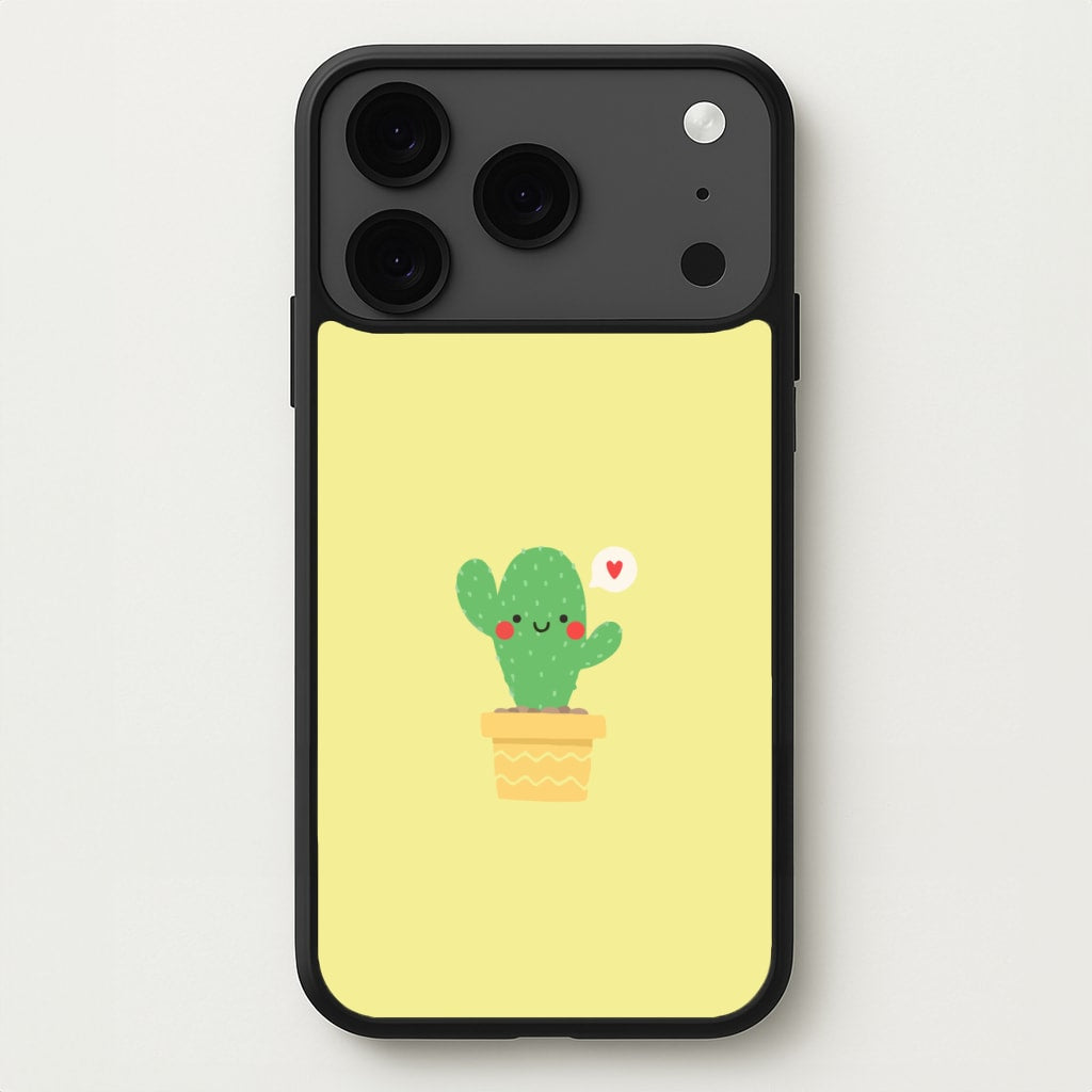 Cute Cactus Phone Case for iPhone 17 Pro