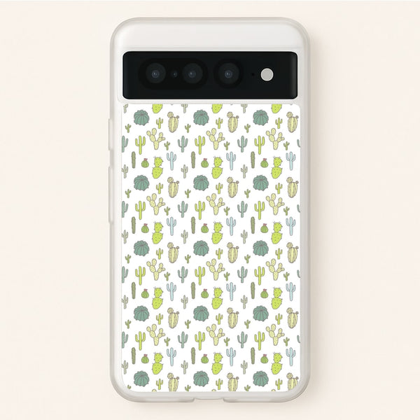 Cactus Pattern - Phone Case for Google Pixel 7 Pro