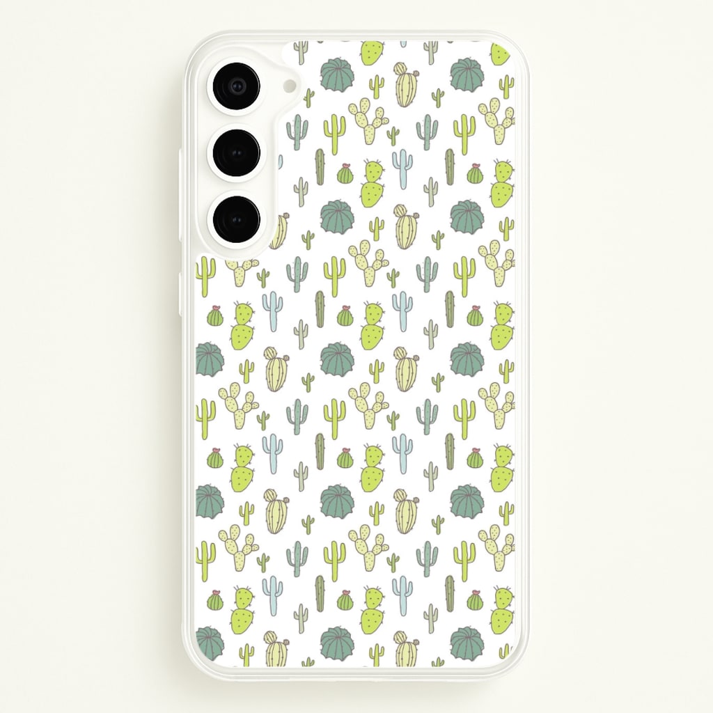 Cactus Pattern - Phone Case for Galaxy S23 Plus