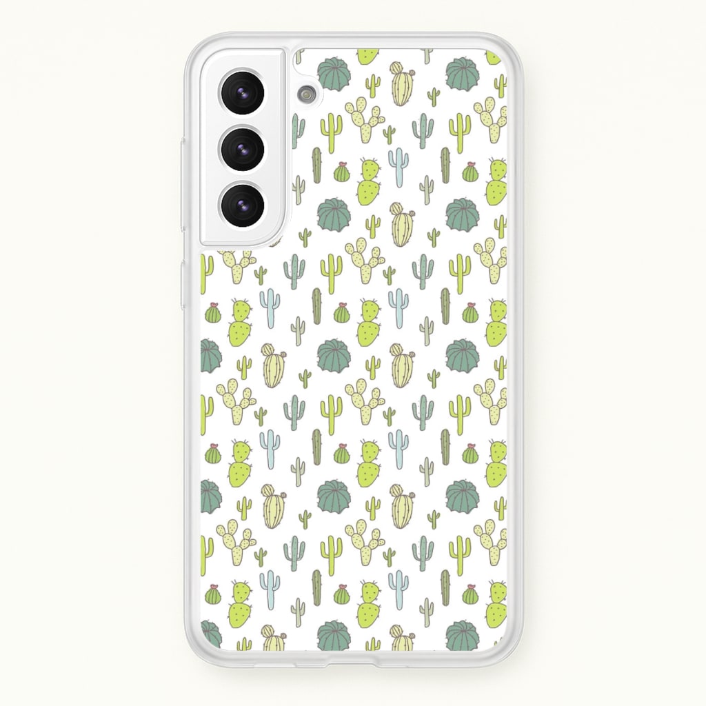 Cactus Pattern - Phone Case for Galaxy S22