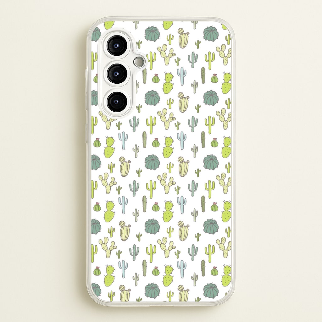 Cactus Pattern - Phone Case for Galaxy A54