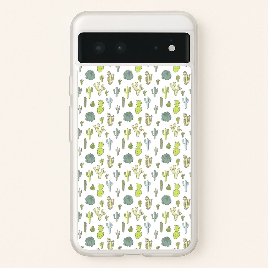 Cactus Pattern - Phone Case for Google Pixel 6