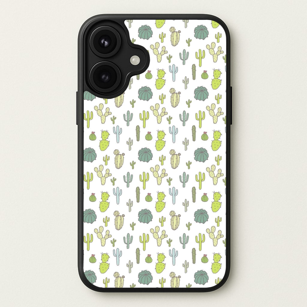 Cactus Pattern Phone Case for iPhone 17