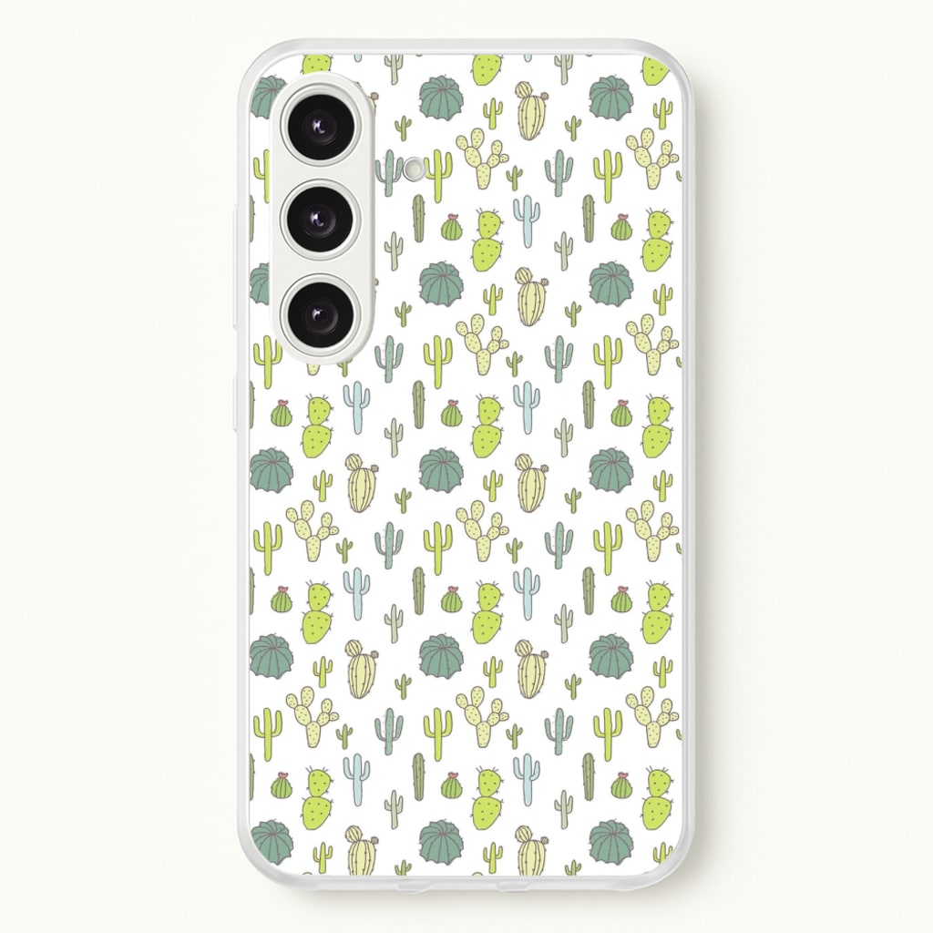 Cactus Pattern - Phone Case for Galaxy S25 Plus