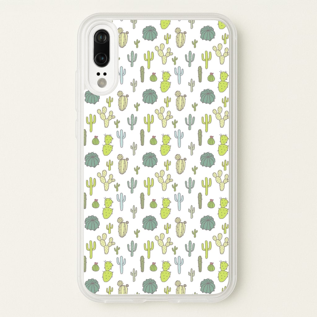 Cactus Pattern - Phone Case for Huawei P20