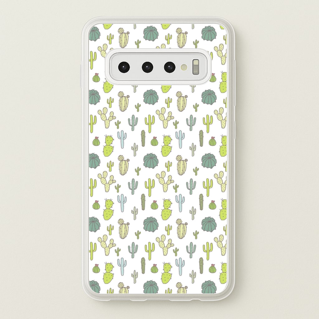 Cactus Pattern - Phone Case for Galaxy S10