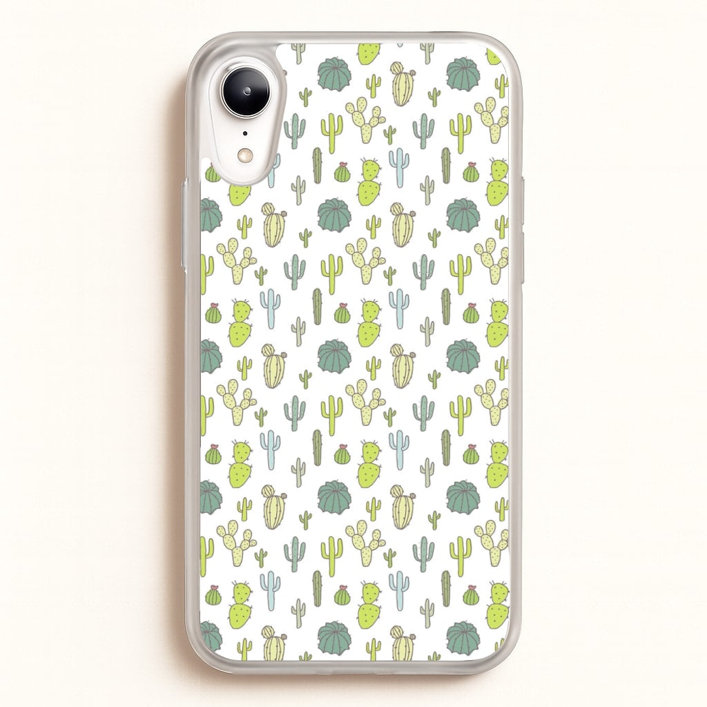 Cactus Pattern - Phone Case for iPhone XR