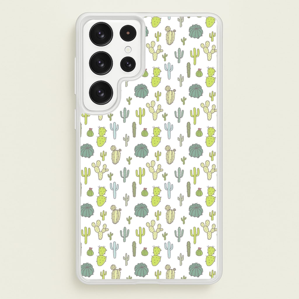 Cactus Pattern - Phone Case for Galaxy S22 Ultra