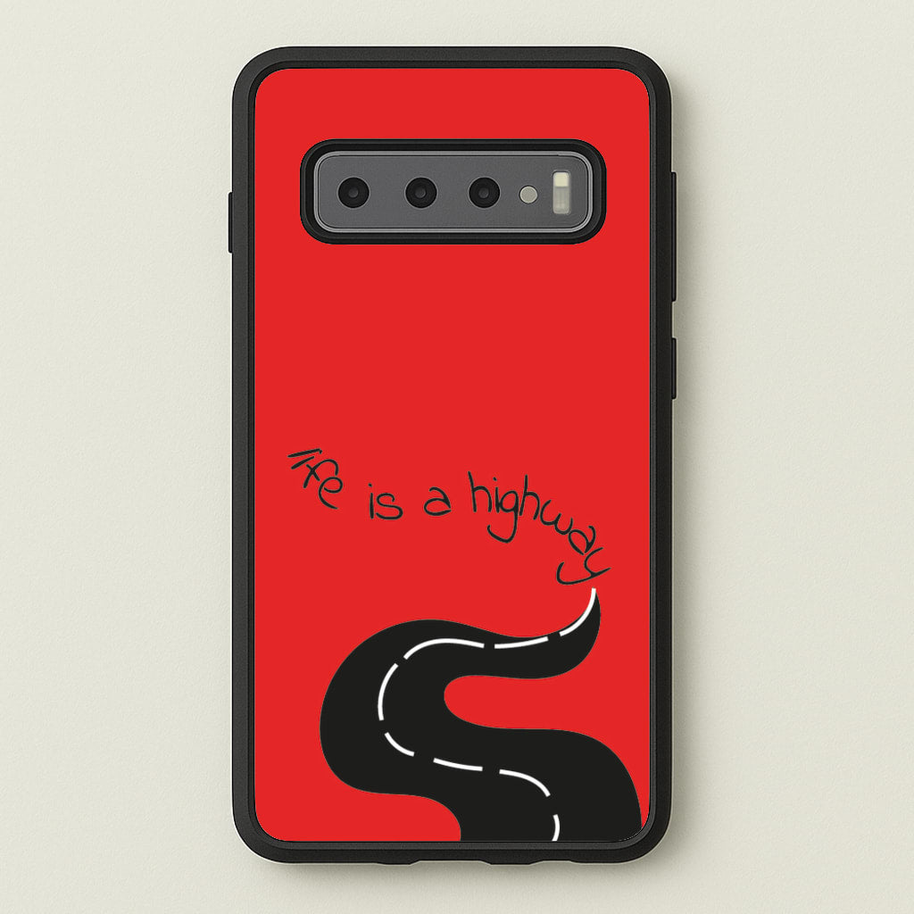 Life Is A Highway - Cars - Cars Phone Case for Galaxy S10 Plus