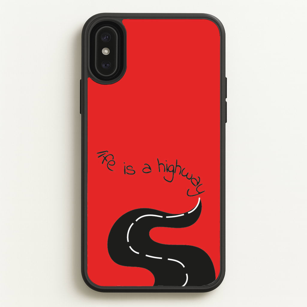 Life Is A Highway - Cars - Cars Phone Case for iPhone XS Max