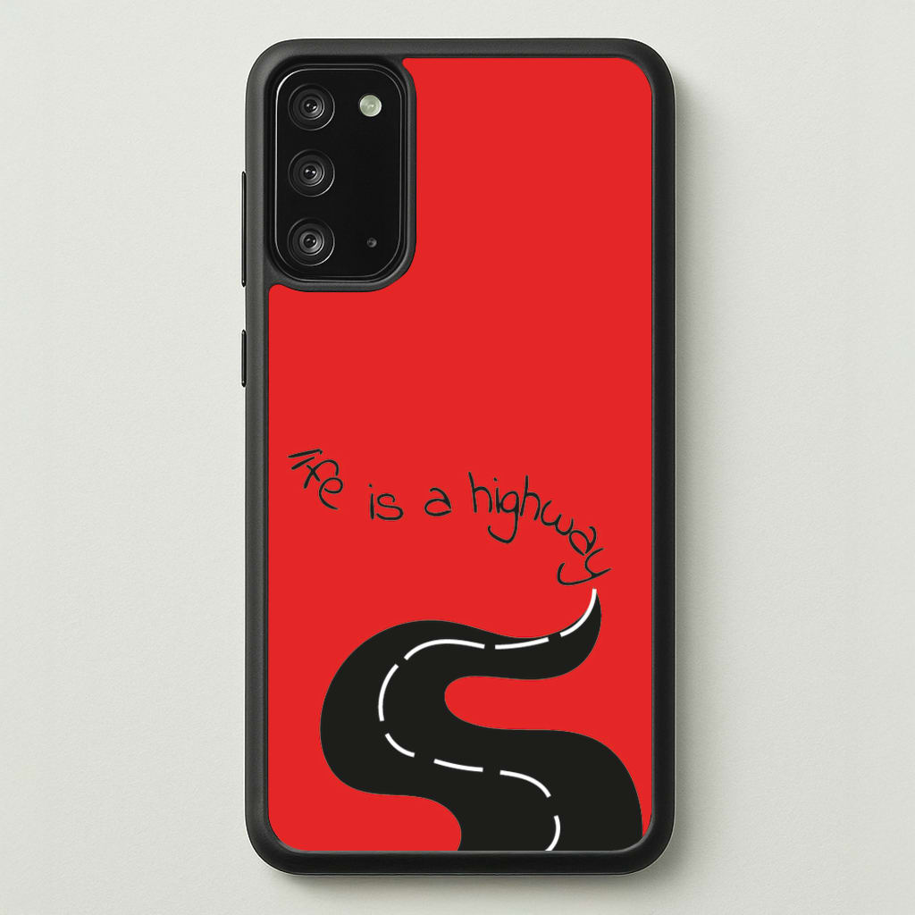 Life Is A Highway - Cars - Cars Phone Case for Galaxy Note 20